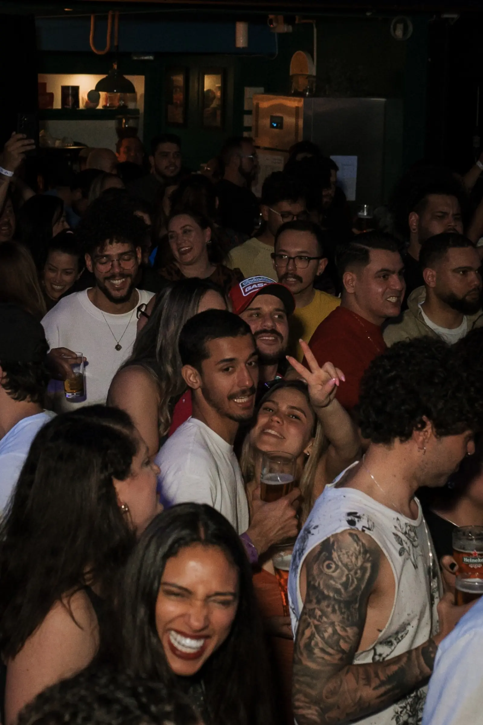 Crowd dancing together at Kino Events House